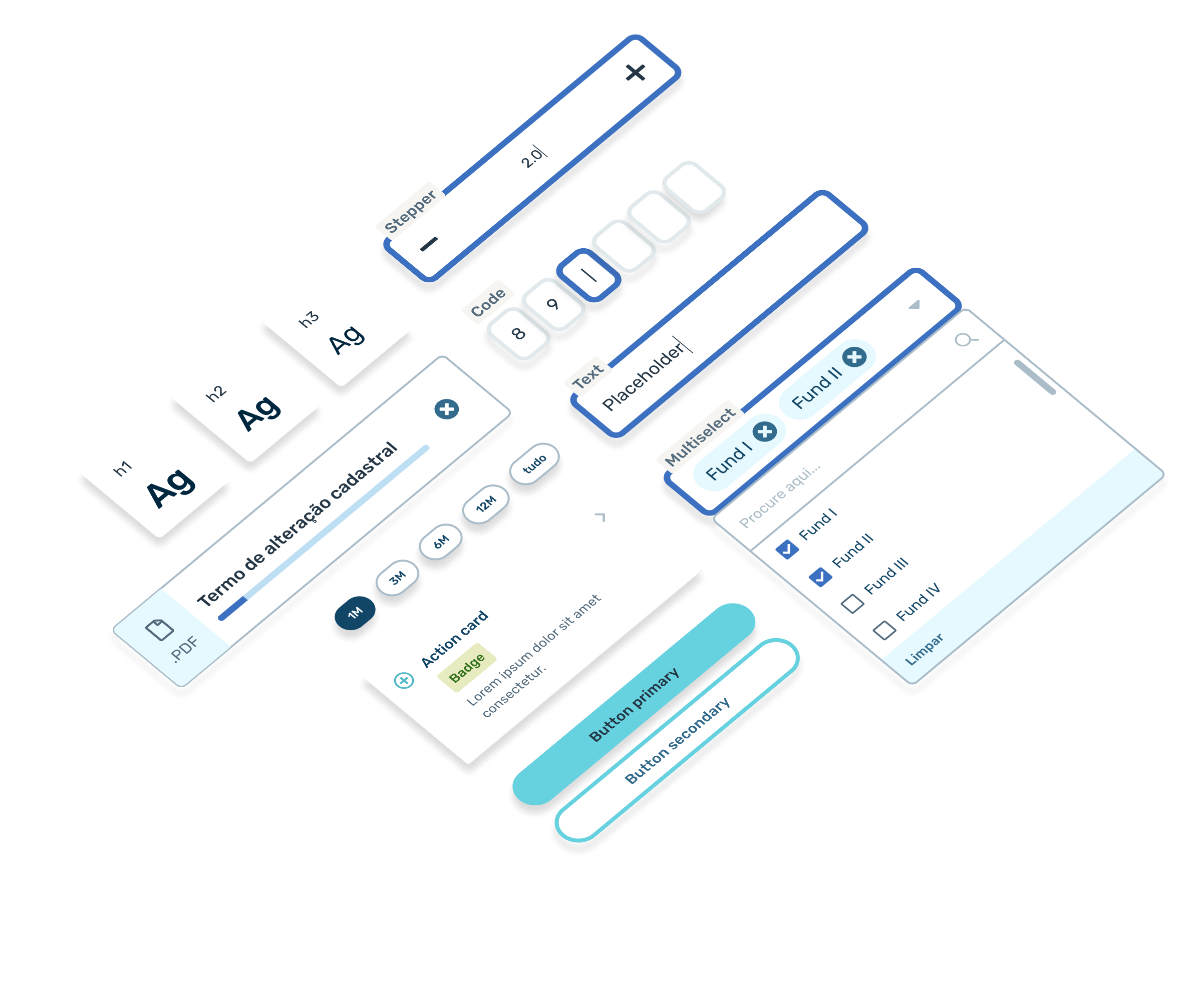 Design system typography tokens